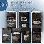 300 FACELESS REELS VIDEO FOR MEN WITH MRR