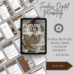 THE FACELESS DIGITAL MARKETING EBOOK WITH MRR