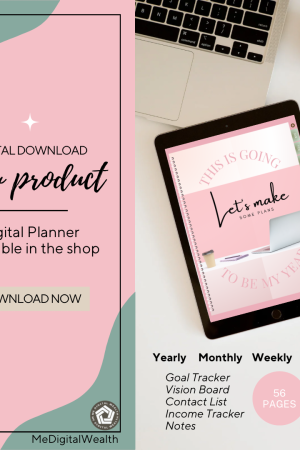 PINK DIGITAL PLANNER WITH MRR